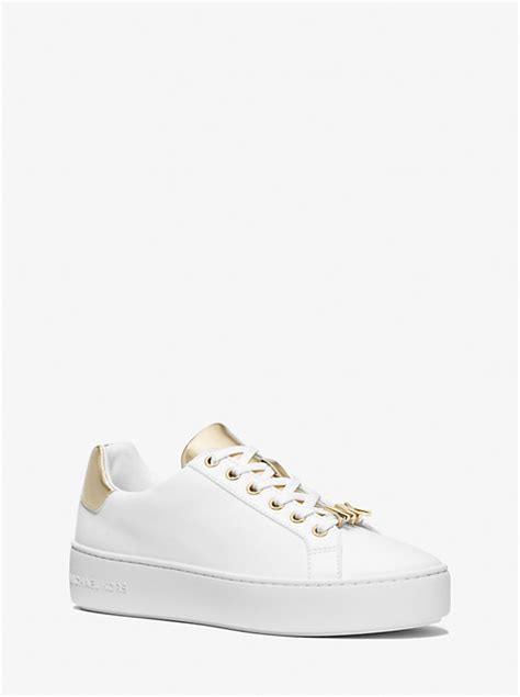 Poppy Metallic Trim Sneaker 